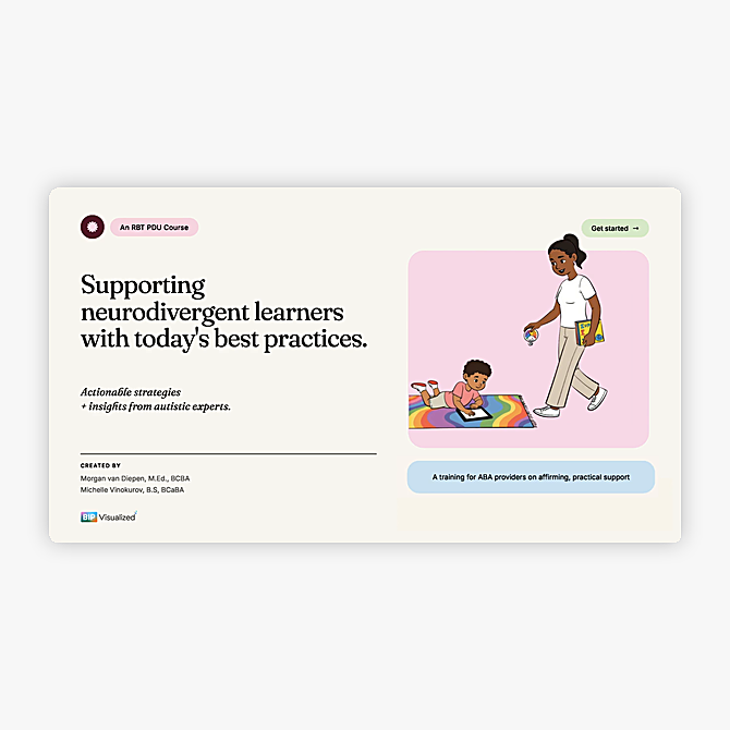 Supporting Neurodivergent Learners with Today's Best Practices course cover