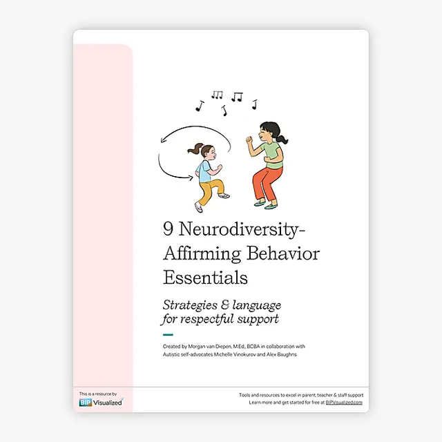 9 Neurodiverse-Affirming Behavior Essentials resource preview