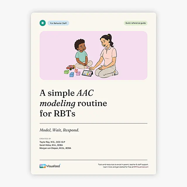 A Simple AAC Modeling Routine for RBTs resource preview