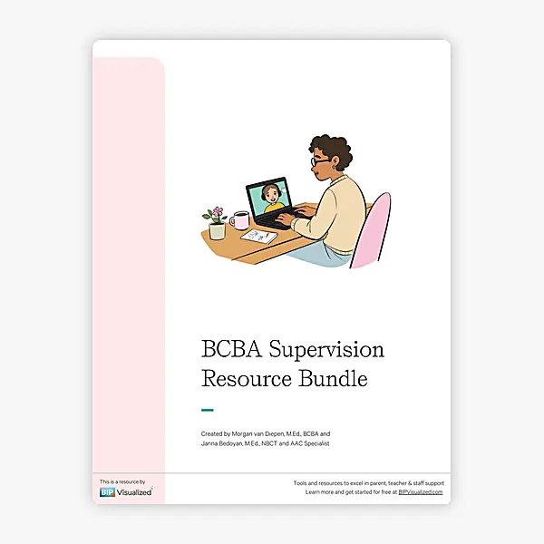 BCBA Supervision Resource Bundle resource preview