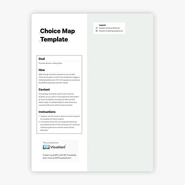 Choice Map Template resource preview