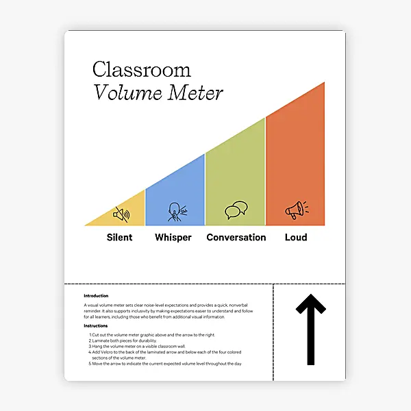 Classroom Volume Meter resource preview