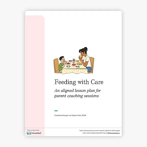 Feeding with Care ~ Parent Coaching Lesson Plan resource preview