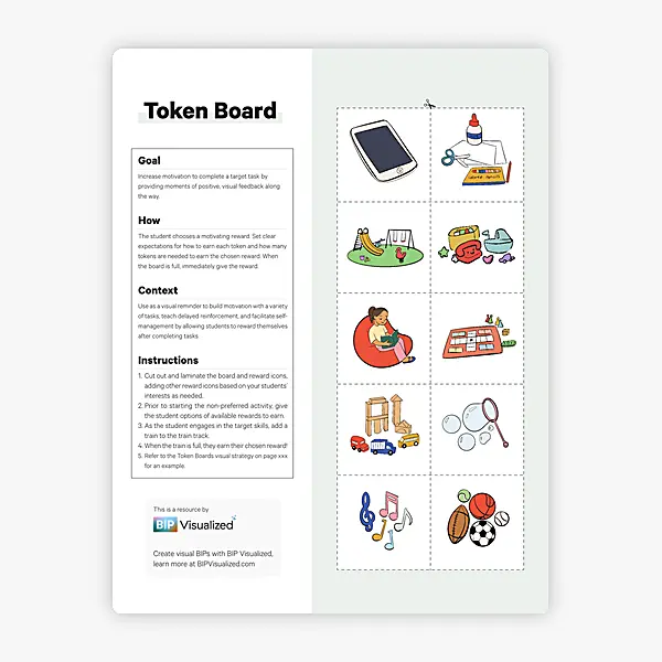 Ice Cream Token Board resource preview