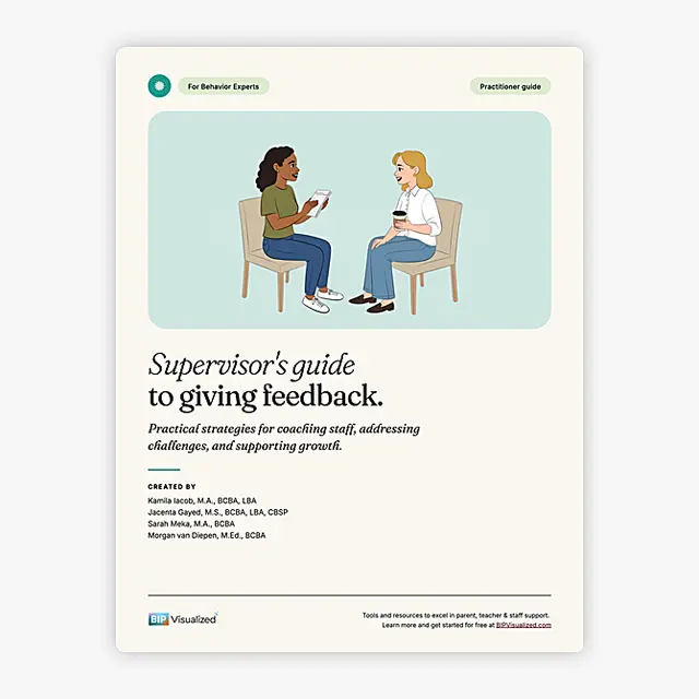Supervisor's Guide to Giving Feedback resource preview