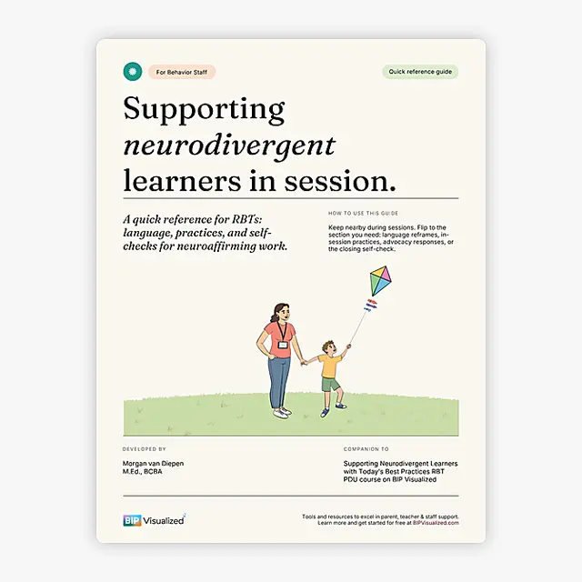 Supporting Neurodivergent Learners Guide resource preview