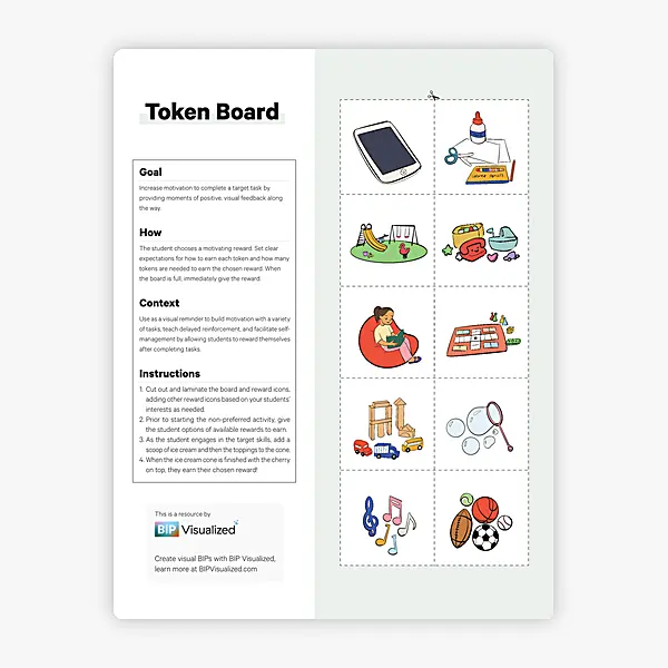Train Token Board resource preview