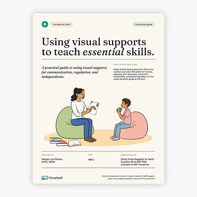 Using Visual Supports to Teach Essential Skills resource preview
